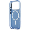 Etui Karl Lagerfeld Karl & Choupette Back MagSafe do iPhone 17 Pro Max niebieski