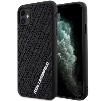 KARL LAGERFELD ETUI HARDCASE DO IPHONE 11 XR 6.1 3D RUBBER MULTI LOGO