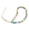 Guess zawieszka GUSTPEAM Phone Strap wielokolorowy/multicolor Heishi Beads