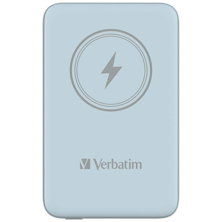 Verbatim Powerbank indukcyjny `n` Go 15W10000mAh Wireless Magnetic niebieski/blue 32247