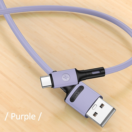 USAMS KABEL USB-C 2A DO TELEFONÓW 1M Z SZYBKIM ŁADOWANIEM FAST CHARGE