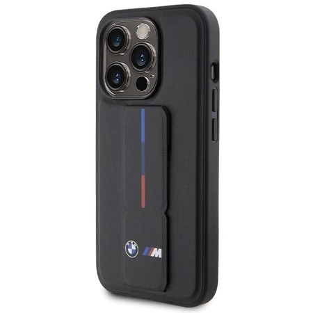 Etui BMW Grip Hot Stamp na iPhone 15 Pro - czarne