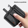 USAMS ŁADOWARKA SIECIOWA 3 PORTY 20W 2XUSB 1XUSB-C DO TABLETÓW SMARTFONÓW