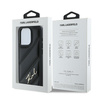 KARL LAGERFELD ETUI HARDCASE DO IPHONE 15 PRO 6.1 Z DIAGONAL QUILTED SCRIPT