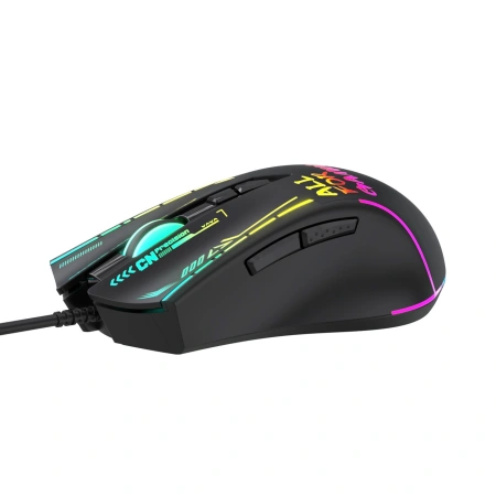 Mysz przewodowa Wozinsky WMGK-7200 gamingowa optyczna 7200 DPI - czarna