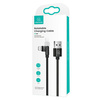 USAMS KABEL PLECIONY DO LIGHTNING IPHONE 12 13 14 1M Z GUMOWYM WYKOŃCZENIEM