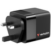 Verbatim Ładowarka sieciowa GaN 65W 2xUSB-C/USB-A + Adapter EU/UK/US czarny/black 32217
