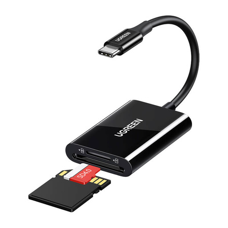 UGREEN CZYTNIK KART USB-C 2W1 DO TELEFONÓW I LAPTOPÓW Z PRĘDKOŚCIĄ 5 GBPS