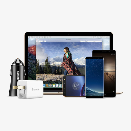 Baseus adapter przejściówka ze złącza USB Type-C na USB czarny (CAAOTG-01)