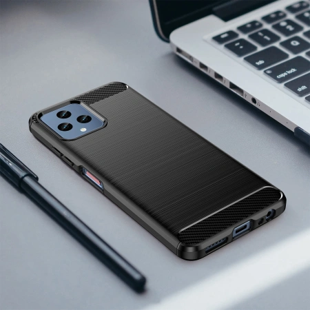HURTEL ETUI CARBON CASE DO T-MOBILE REVVL 6 5G ELASTYCZNY KARBON SILIKONOWY