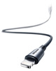 INNOSTYLE JAZZY KABEL USB-C LIGHTNING MFI SZYBKIEGO ŁADOWANIA DO IPHONE KEVLAR 1M CZARNY