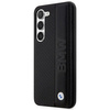 Etui BMW BMHCS23M22RDPK S23+ S916 - czarne Leather Textured & Stripe