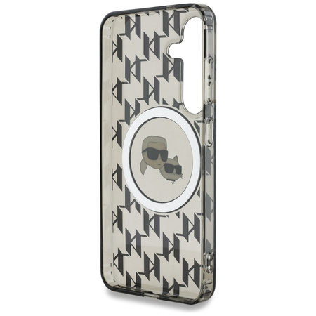 KARL LAGERFELD ETUI BUTTON KARL&CHOUPETTE HEADS ON KL PATTERN DO MAGSAFE