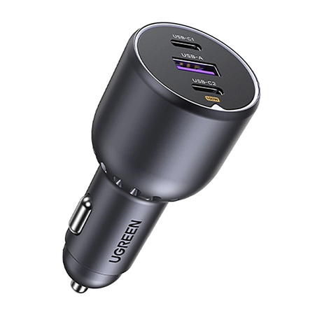 UGREEN ŁADOWARKA SAMOCHODOWA EC705 130W DO TELEFONÓW 1x USB 2x USB-C