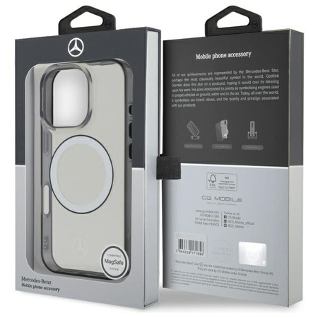 MERCEDES ETUI HARD CASE DO IPHONE 16 PRO MAX 6,9 DO MAGSAFE Z LOGO