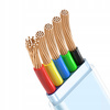 MCDODO KABEL USB-C KĄTOWY SZYBKIE ŁADOWANIE USB TYP C 3A 65W NIEBIESKI 2M