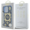 GUESS ETUI CASE HARDCASE DO IPHONE 16 PRO DO MAGSAFE PEONY ON 4G BACKGROUND