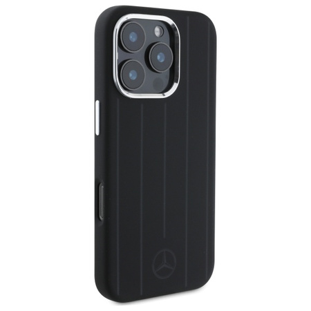 MERCEDES ETUI HARDCASE DO IPHONE 16 PRO 6.3 DO MAGSAFE SILIKONOWE STRIPE
