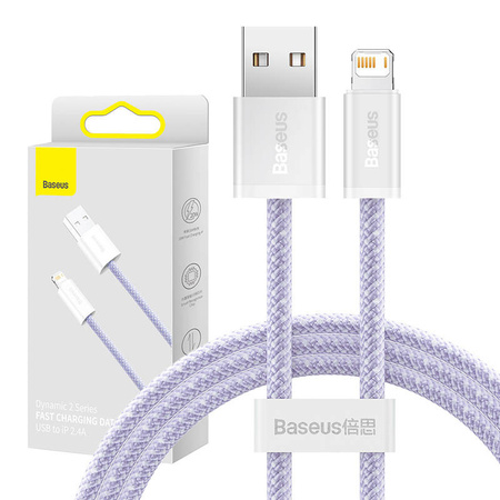 BASEUS KABEL USB DO LIGHTNING 2.4A DO APPLE IPHONE 1M SZYBKIE ŁADOWANIE
