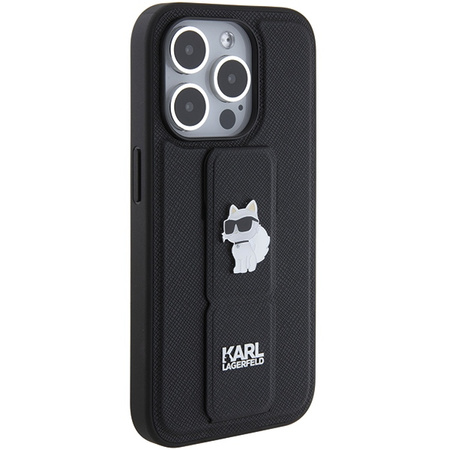 KARL LAGERFELD POKROWIEC KLHCP15XGSACHPK DO IPHONE 15 PRO MAX 6.7 GRIPSTAND