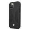 Etui BMW BMHCP12MRSCSK iPhone 12/12 Pro 6,1" czarny/black hardcase Leather Perforate Sides