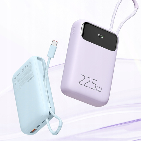 MCDODO POWERBANK 10000MAH Z WYŚWIETLACZEM 3X USB USB-C 22,5W + KABEL USB-C