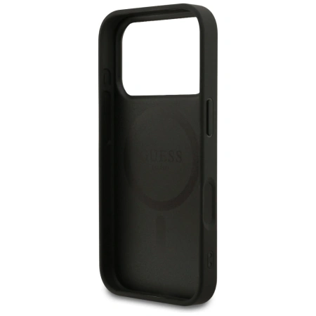 GUESS ETUI GRAINED RING MAGSAFE DO IPHONE 17 PRO POKROWIEC MAGNETYCZNY