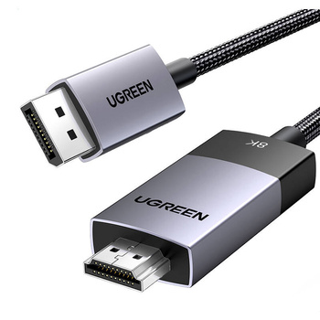 UGREEN KABEL DISPLAYPORT DO HDMI 8K 60HZ 1M DO KOMPUTERA MONITORA