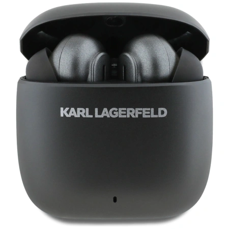 Słuchawki Karl Lagerfeld Metal Printed Logo ANC/ENC - czarne
