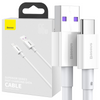 Baseus Superior kabel USB - USB Typ C 66 W 6A 1 m Biały (CATYS-02)