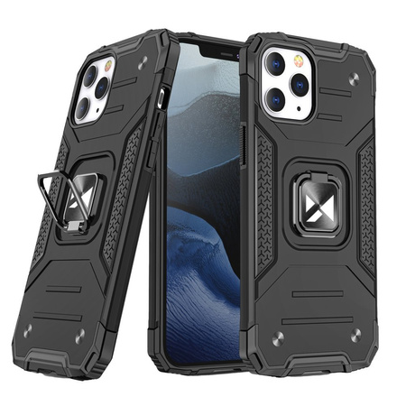 Wozinsky Ring Armor etui Google Pixel 7 Pro pancerny pokrowiec uchwyt magnetyczny ring czarne