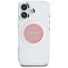 GUESS ETUI POKROWIEC MAGNETYCZNY DO MAGSAFE IPHONE 16 LOGO METALOWE