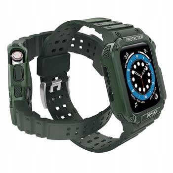 HURTEL PROTECT STRAP BAND OPASKA Z ETUI DO APPLE WATCH 9 8 7 6 5 4 3 2 SE