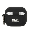 KARL LAGERFELD POKROWIEC CASE DO AIRPODS 3 CHOUPETTE HEAD 3D CZARNY SILIKON