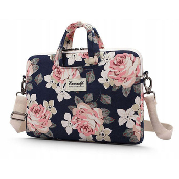 CANVASLIFE BRIEFCASE LAPTOP 15-16 NAVY ROSE