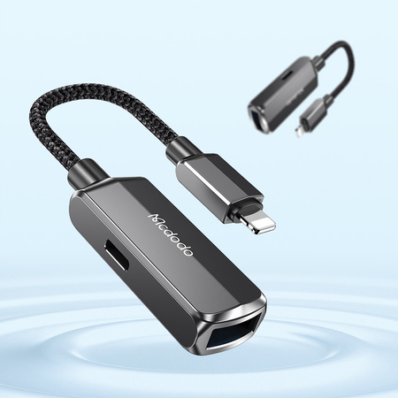 MCDODO ADAPTER PRZEJŚCIÓWKA LIGHTNING USB 3.0 OTG KABEL DO IPHONE ŁADOWANIE