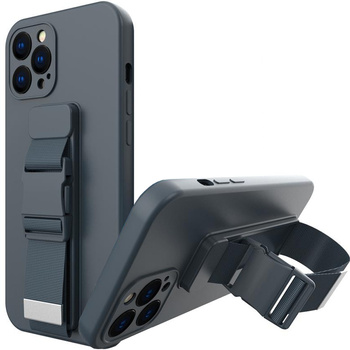 HURTEL ROPE CASE ETUI DO IPHONE 12 MINI ZE SMYCZĄ I ŁAŃCUSZKIEM Z