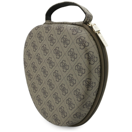 Etui na słuchawki Guess Carry Box brązowy