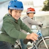Kask rowerowy dziecięcy Wozinsky motyw dinozaur 52-56 cm - czerwony