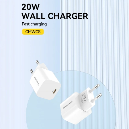 WOZINSKY ŁADOWARKA PRZEJŚCIÓWKA SIECIOWA USB-C DO IPHONE 12 13 14 15 PD 20W