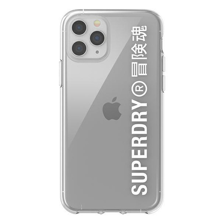 SuperDry Snap iPhone 11 Pro Max Clear Ca se biały/white 41580