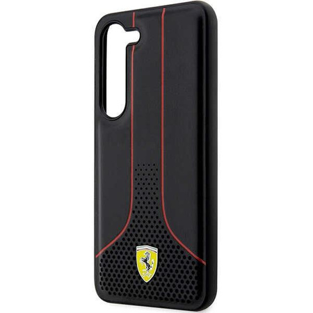 Etui Ferrari FEHCS23SPCSK S23 S911 - czarne Perforated 296 P