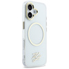 Etui Karl Lagerfeld IML KL Script Logo MagSafe do iPhone 17 przezroczysty