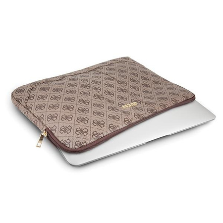 Guess Sleeve GUCS134GB 13" brązowy /brown 4G UPTOWN