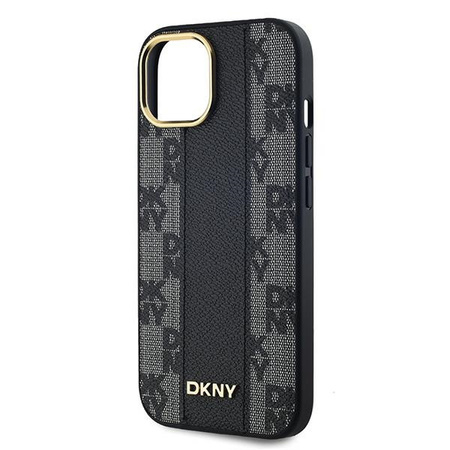 DKNY ETUI HARDCASE DO IPHONE 14 15 13 DO MAGSAFE SKÓRA CHECKERED MONO