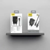Ładowarka sieciowa Dudao A23LEU 2.4A GaN EU USB-A z kablem USB-A - Lightning - czarna
