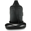 Torebka na telefon BMW Carbon            Pocket&Metal Logo Crossbody czarny