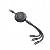 MCDODO KABEL USB 3W1 ZWIJANY SZYBKIE ŁADOWANIE USB-C LIGHTNING MICRO 66W