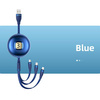 USAMS KABEL 3W1 DO LIGHTNING MICROUSB USB-C DO TELEFONÓW SZYBKIE ŁADOWANIE