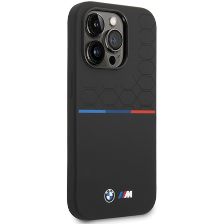 BMW ETUI DO IPHONE 15 PRO 6.1 SILICONE PATTERN DO IPHONE 15 PRO OCHRONA